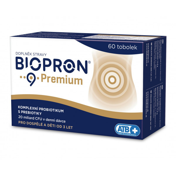 Zobrazit detail výrobku Biopron Biopron9 Premium 60 tob. Zobrazit detail výrobku Biopron Biopron9 Premium 60 tob.