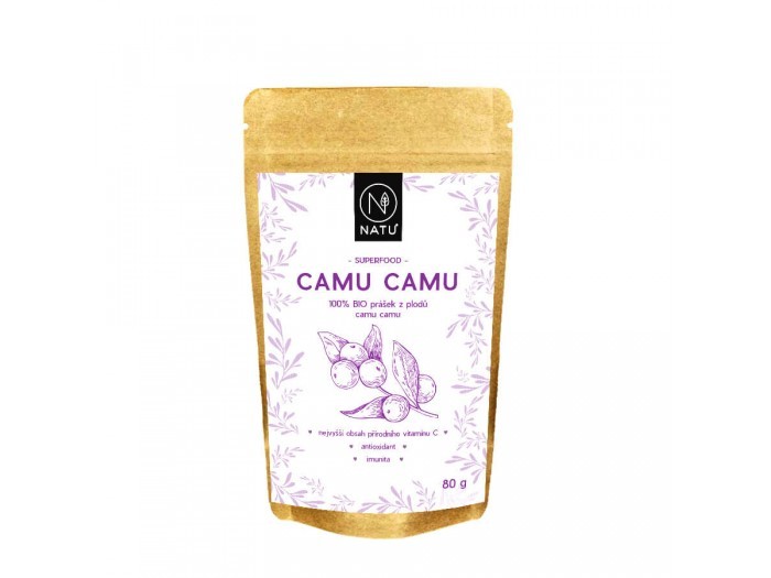 Zobrazit detail výrobku Natu Camu Camu BIO prášek 80 g Zobrazit detail výrobku Natu Camu Camu BIO prášek 80 g