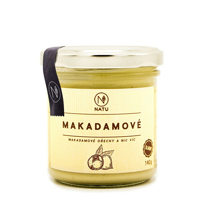 Zobrazit detail výrobku Natu Makadamové máslo 140 g Zobrazit detail výrobku Natu Makadamové máslo 140 g