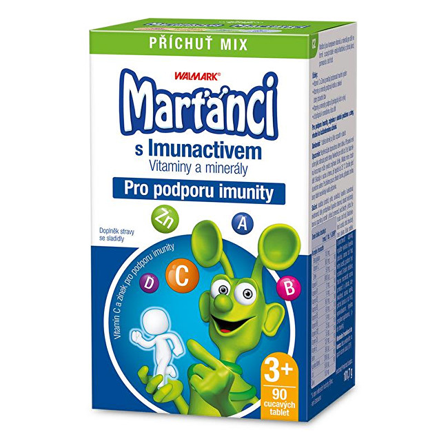 Marťánci Marťánci s Imunactivem příchuť MIX 90 tbl.