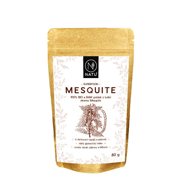 Zobrazit detail výrobku Natu Mesquite BIO prášek 80 g Zobrazit detail výrobku Natu Mesquite BIO prášek 80 g