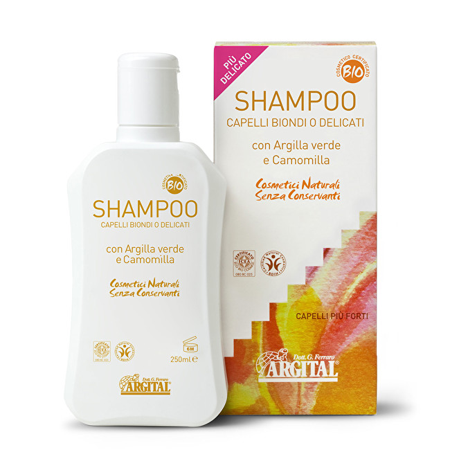 Zobrazit detail výrobku Argital Rozjasňující šampon na blond a jemné vlasy s heřmánkem 250 ml Zobrazit detail výrobku Argital Rozjasňující šampon na blond a jemné vlasy s heřmánkem 250 ml
