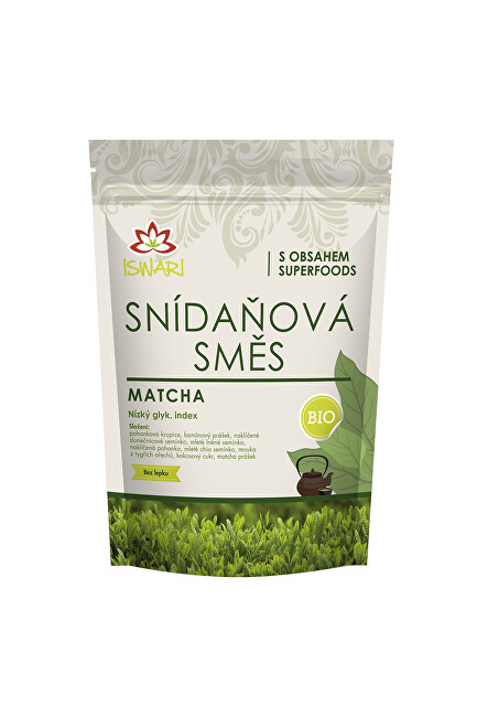 Zobrazit detail výrobku Iswari Snídaňová směs matcha 300 g Zobrazit detail výrobku Iswari Snídaňová směs matcha 300 g