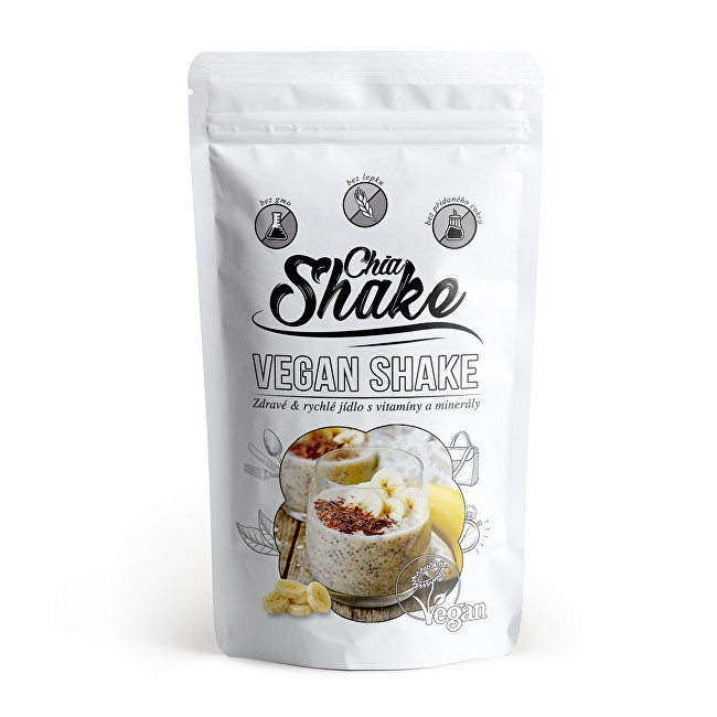 Zobrazit detail výrobku Chia Shake Vegan Protein Shake 450 g Banán Zobrazit detail výrobku Chia Shake Vegan Protein Shake 450 g Banán