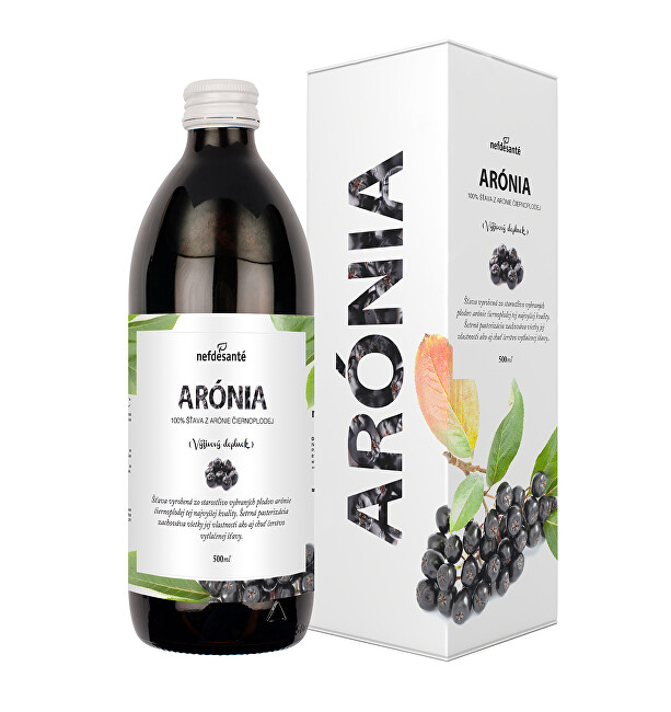 Zobrazit detail výrobku Nefdesanté Aronia šťáva s vitamínem C 500 ml Zobrazit detail výrobku Nefdesanté Aronia šťáva s vitamínem C 500 ml