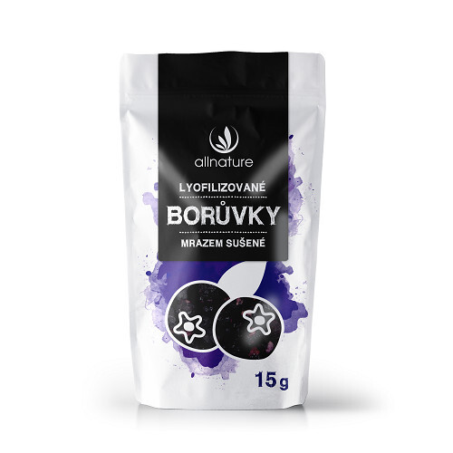 Zobrazit detail výrobku Allnature Borůvka sušená mrazem celá 15 g Zobrazit detail výrobku Allnature Borůvka sušená mrazem celá 15 g
