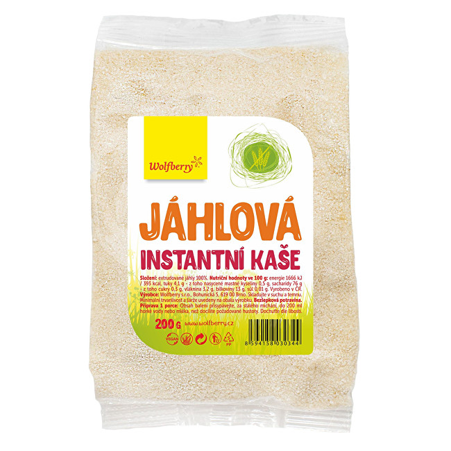 Zobrazit detail výrobku Wolfberry Jáhlová kaše 200 g Zobrazit detail výrobku Wolfberry Jáhlová kaše 200 g