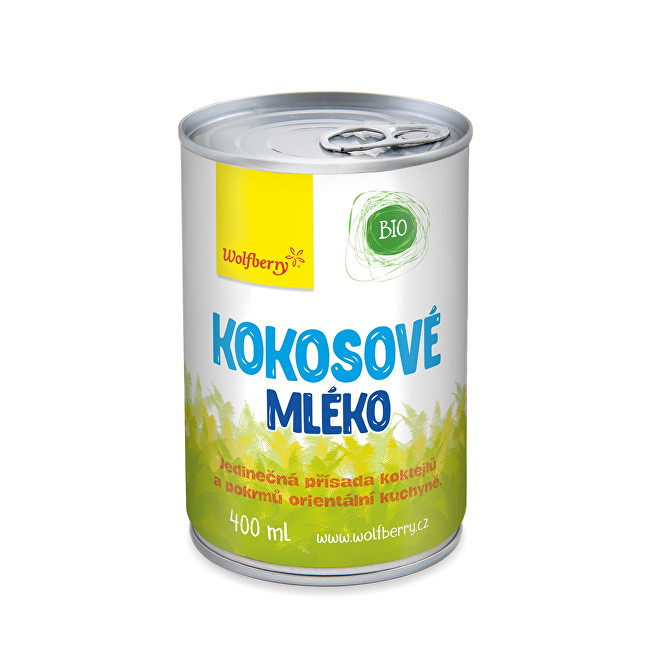 Zobrazit detail výrobku Wolfberry Kokosové mléko BIO 400 ml Zobrazit detail výrobku Wolfberry Kokosové mléko BIO 400 ml