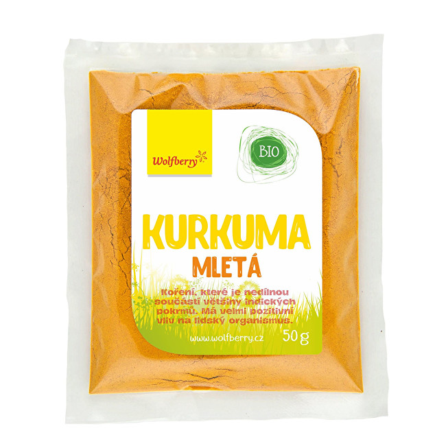 Zobrazit detail výrobku Wolfberry Kurkuma mletá Bio 50 g Zobrazit detail výrobku Wolfberry Kurkuma mletá Bio 50 g