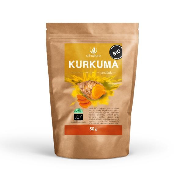 Zobrazit detail výrobku Allnature Kurkuma prášek BIO 50 g Zobrazit detail výrobku Allnature Kurkuma prášek BIO 50 g