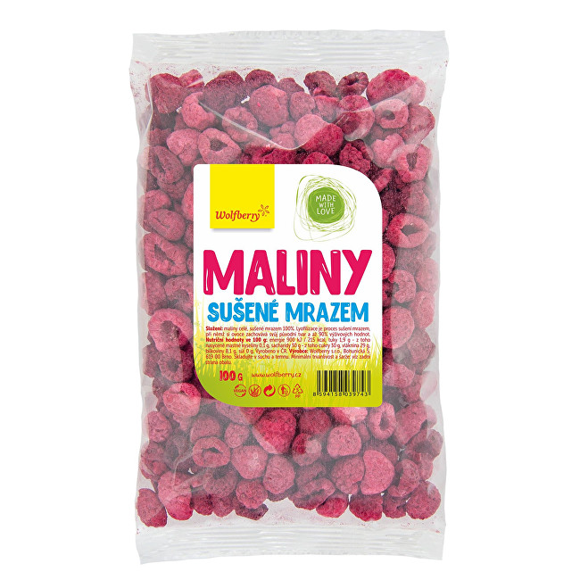 Wolfberry Maliny lyofilizovanej 100 g
