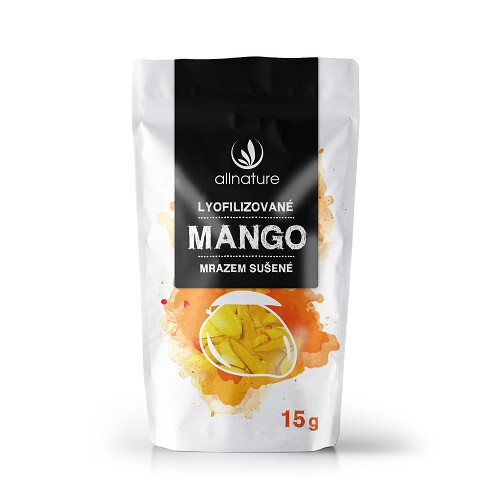 Zobrazit detail výrobku Allnature Mango sušené mrazem plátky 15 g Zobrazit detail výrobku Allnature Mango sušené mrazem plátky 15 g