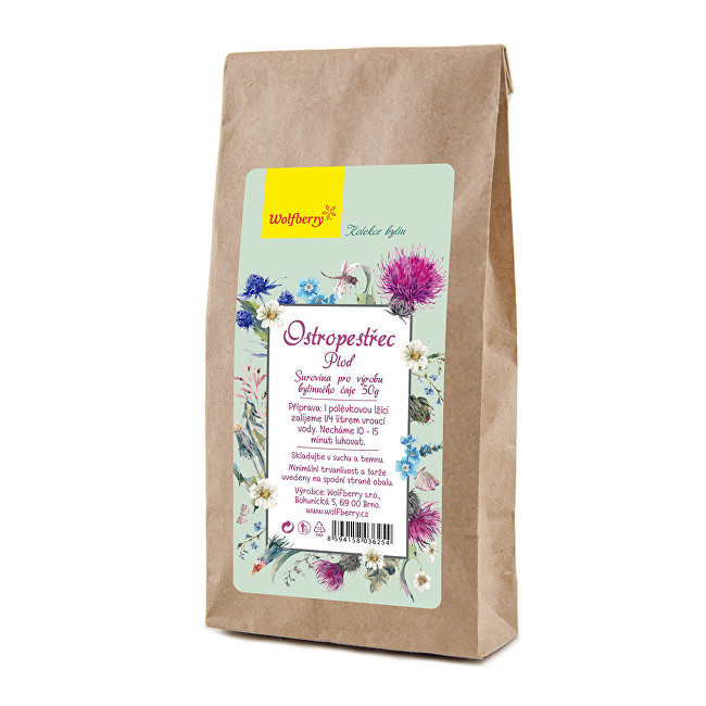 Zobrazit detail výrobku Wolfberry Ostropestřec plod bylinný čaj 50 g Zobrazit detail výrobku Wolfberry Ostropestřec plod bylinný čaj 50 g