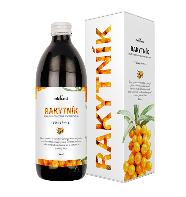 Nef de Santé Rakytník - 100% šťava z plodov rakytníka rešetliakového 500 ml