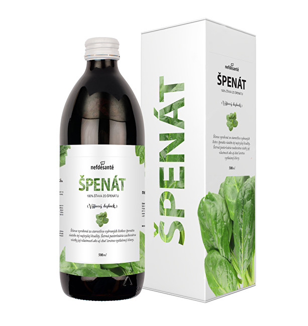 Zobrazit detail výrobku Nef de Santé Špenát - 100% šťava ze špenátu 500 ml Zobrazit detail výrobku Nef de Santé Špenát - 100% šťava ze špenátu 500 ml