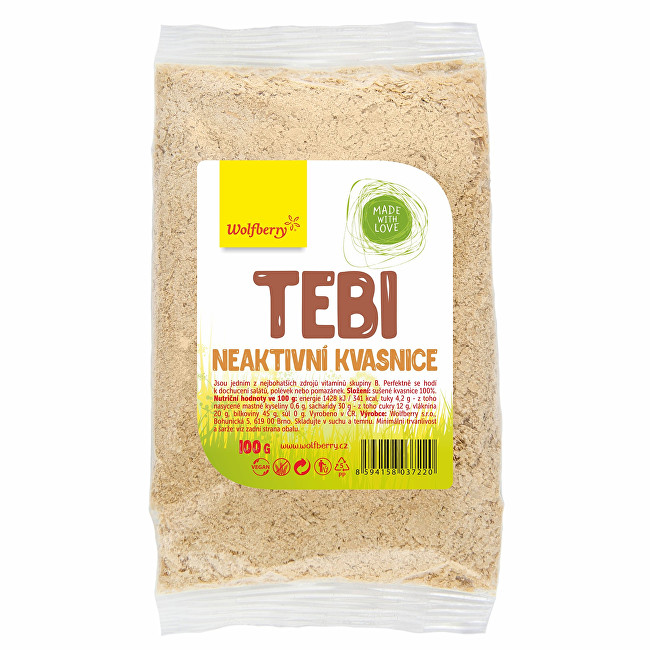 Zobrazit detail výrobku Wolfberry Tebi neaktivní kvasnice 100 g Zobrazit detail výrobku Wolfberry Tebi neaktivní kvasnice 100 g