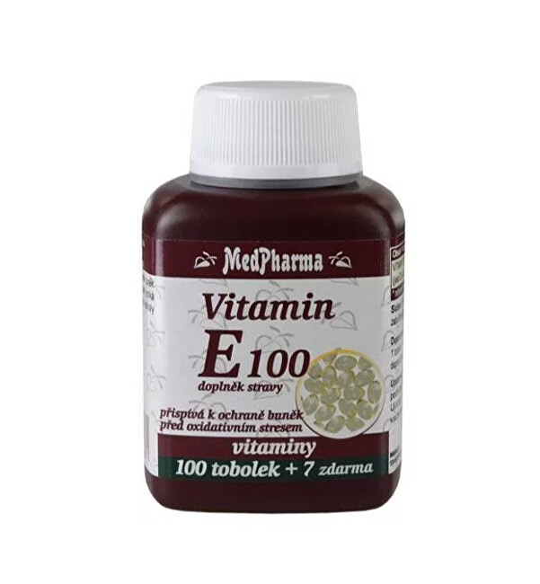 Zobrazit detail výrobku MedPharma Vitamin E 100 mg - 100 tob. + 7 tob. ZDARMA Zobrazit detail výrobku MedPharma Vitamin E 100 mg - 100 tob. + 7 tob. ZDARMA