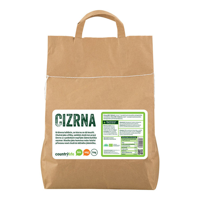 Zobrazit detail výrobku Country Life Cizrna BIO 5 kg Zobrazit detail výrobku Country Life Cizrna BIO 5 kg