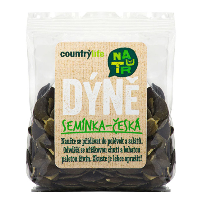 Zobrazit detail výrobku Country Life Dýňová semínka česká 100 g Zobrazit detail výrobku Country Life Dýňová semínka česká 100 g