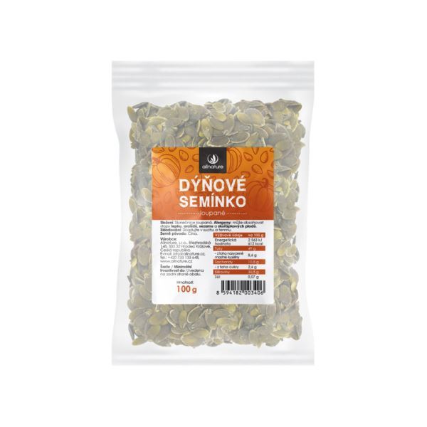 Zobrazit detail výrobku Allnature Dýňové semínko loupané 100 g Zobrazit detail výrobku Allnature Dýňové semínko loupané 100 g
