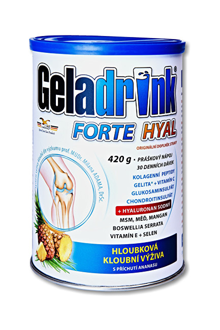 Zobrazit detail výrobku Orling Geladrink Forte HYAL 420 g Ananas Zobrazit detail výrobku Orling Geladrink Forte HYAL 420 g Ananas