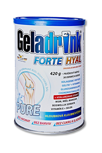 Zobrazit detail výrobku Orling Geladrink Forte HYAL 420 g PURE Zobrazit detail výrobku Orling Geladrink Forte HYAL 420 g PURE
