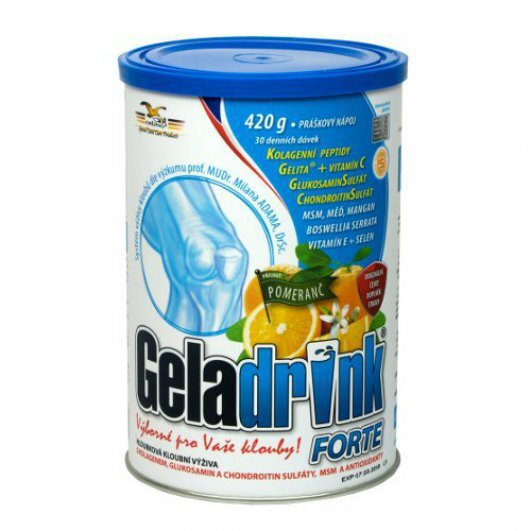 Zobrazit detail výrobku Orling Geladrink Forte HYAL 420 g Pomeranč Zobrazit detail výrobku Orling Geladrink Forte HYAL 420 g Pomeranč