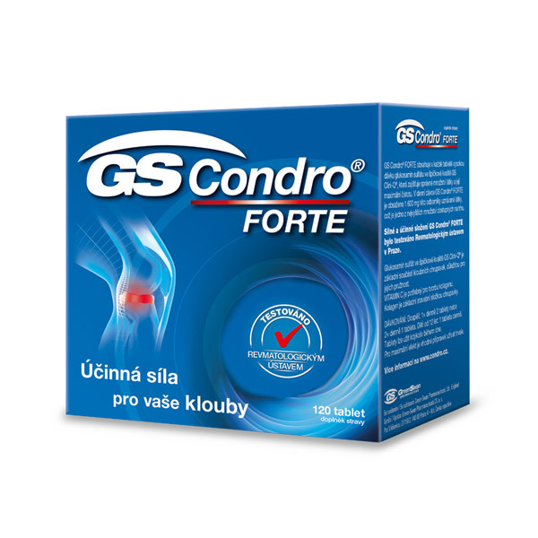 Zobrazit detail výrobku GreenSwan GS Condro FORTE 120 tbl. Zobrazit detail výrobku GreenSwan GS Condro FORTE 120 tbl.