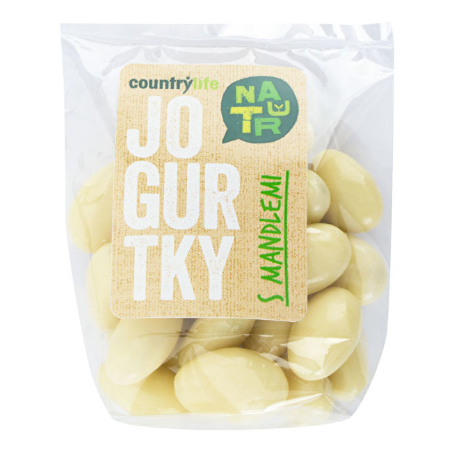 Zobrazit detail výrobku Country Life Jogurtky s mandlemi 100 g Zobrazit detail výrobku Country Life Jogurtky s mandlemi 100 g