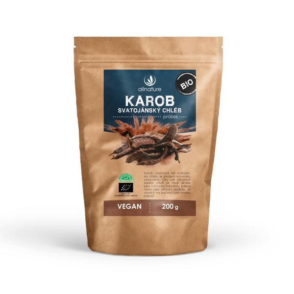 Zobrazit detail výrobku Allnature Karob - svatojánský chléb - prášek BIO 200 g Zobrazit detail výrobku Allnature Karob - svatojánský chléb - prášek BIO 200 g