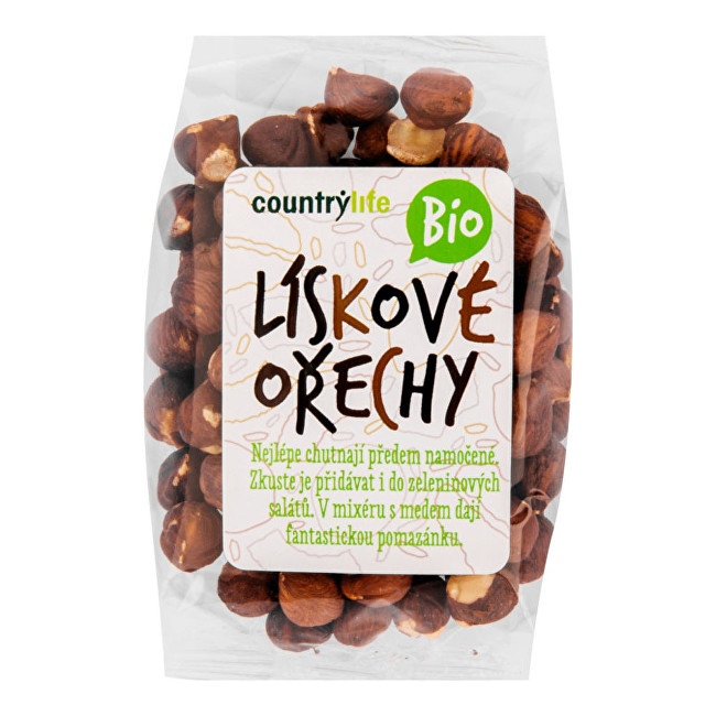 Zobrazit detail výrobku Country Life Lískové ořechy BIO 100 g Zobrazit detail výrobku Country Life Lískové ořechy BIO 100 g