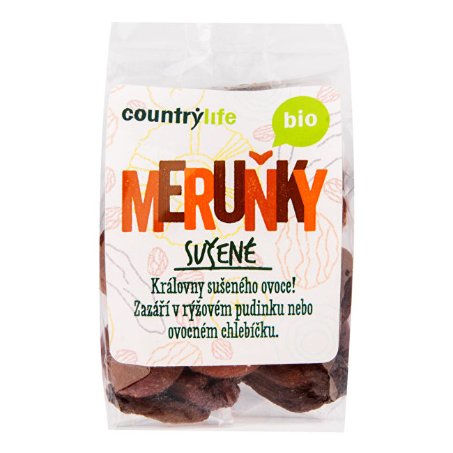 Zobrazit detail výrobku Country Life Meruňky sušené BIO 200 g Zobrazit detail výrobku Country Life Meruňky sušené BIO 200 g