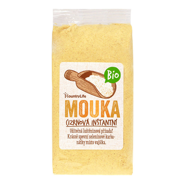 Zobrazit detail výrobku Country Life Mouka cizrnová instantní BIO 400 g Zobrazit detail výrobku Country Life Mouka cizrnová instantní BIO 400 g