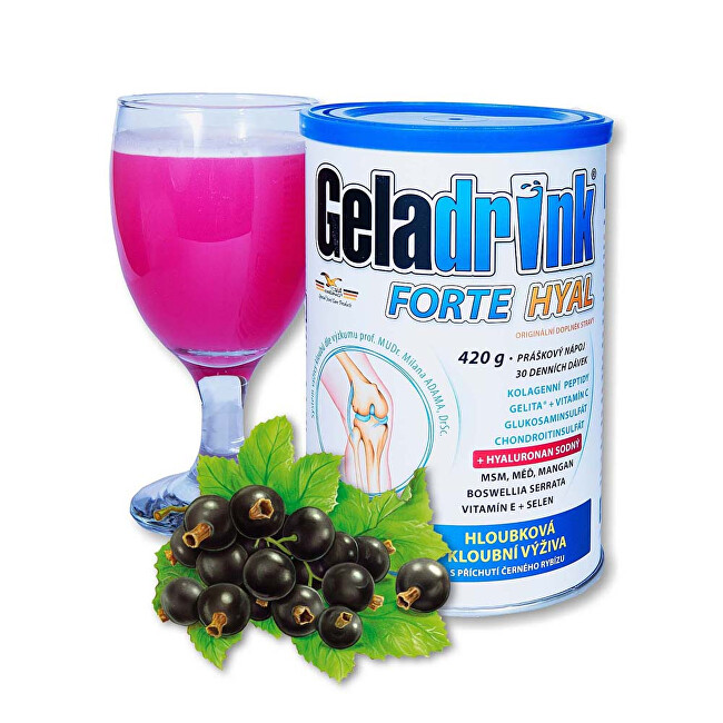 Geladrink Geladrink Forte HYAL 420 g Černý rybíz