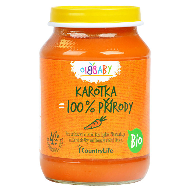 Zobrazit detail výrobku Country Life Příkrm mrkev BIO 190 g Zobrazit detail výrobku Country Life Příkrm mrkev BIO 190 g