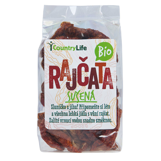 Zobrazit detail výrobku Country Life Rajčata sušená BIO 100 g Zobrazit detail výrobku Country Life Rajčata sušená BIO 100 g
