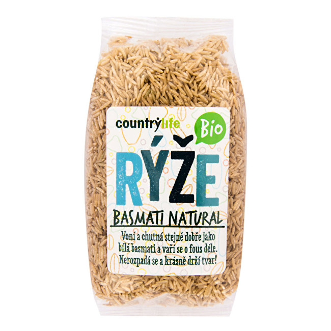 Zobrazit detail výrobku Country Life Rýže basmati natural BIO 0,5 kg Zobrazit detail výrobku Country Life Rýže basmati natural BIO 0,5 kg