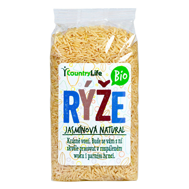 Zobrazit detail výrobku Country Life Rýže jasmínová natural BIO 0,5 kg Zobrazit detail výrobku Country Life Rýže jasmínová natural BIO 0,5 kg