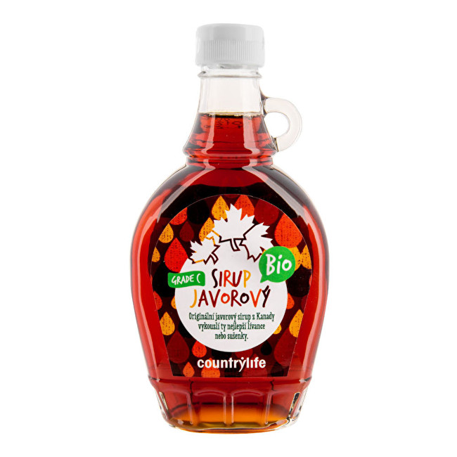 Zobrazit detail výrobku Country Life Sirup javorový Grade C BIO 250 ml Zobrazit detail výrobku Country Life Sirup javorový Grade C BIO 250 ml