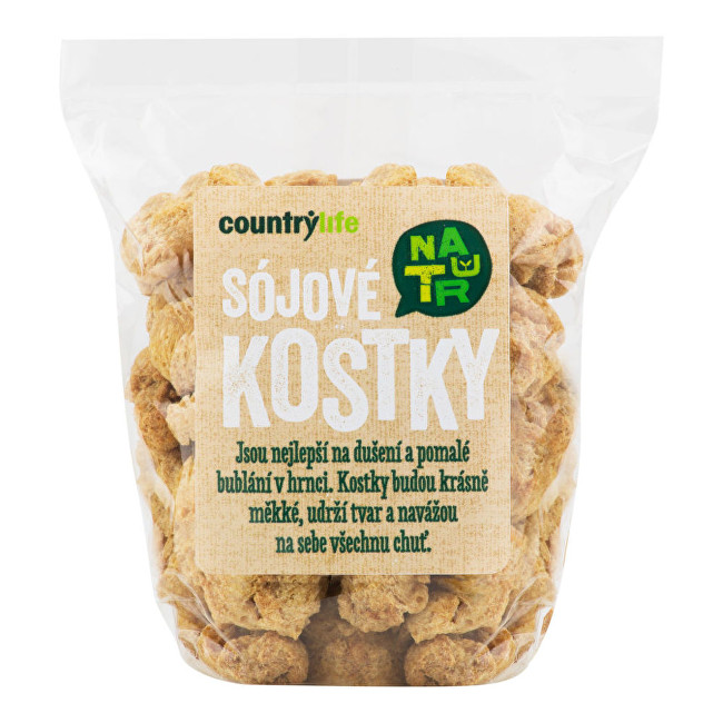 Zobrazit detail výrobku Country Life Sójové kostky 100 g Zobrazit detail výrobku Country Life Sójové kostky 100 g