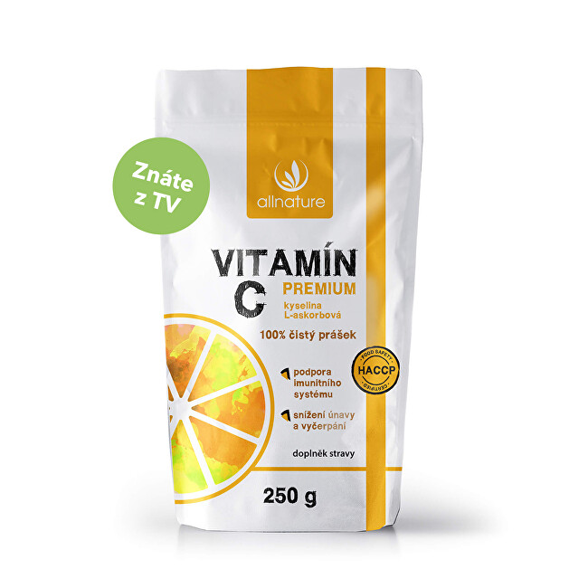 Zobrazit detail výrobku Allnature Vitamín C Premium prášek 250 g Zobrazit detail výrobku Allnature Vitamín C Premium prášek 250 g