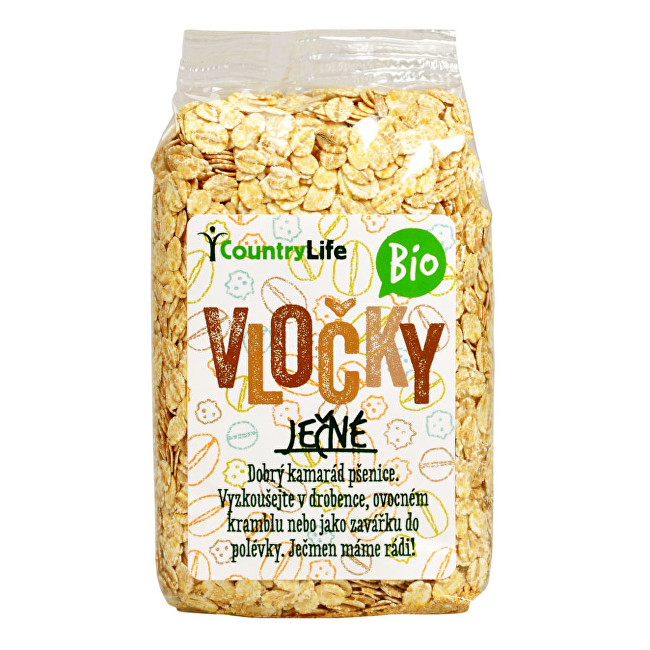 Zobrazit detail výrobku Country Life Vločky ječné BIO 250 g Zobrazit detail výrobku Country Life Vločky ječné BIO 250 g