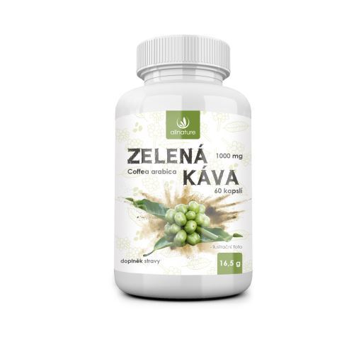 Zobrazit detail výrobku Allnature Zelená káva 1000 mg 60 kapslí Zobrazit detail výrobku Allnature Zelená káva 1000 mg 60 kapslí