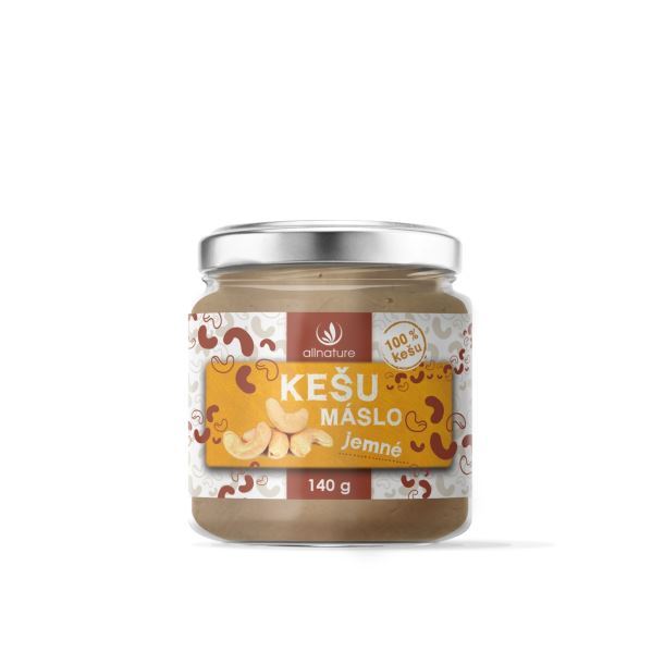 Zobrazit detail výrobku Allnature Kešu máslo jemné 140 g Zobrazit detail výrobku Allnature Kešu máslo jemné 140 g