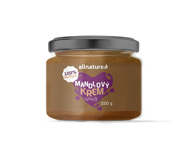 Zobrazit detail výrobku Allnature Mandlový krém 220g Zobrazit detail výrobku Allnature Mandlový krém 220g