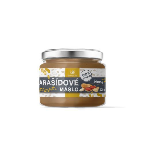 Zobrazit detail výrobku Allnature Arašídové máslo jemné 220 g Zobrazit detail výrobku Allnature Arašídové máslo jemné 220 g