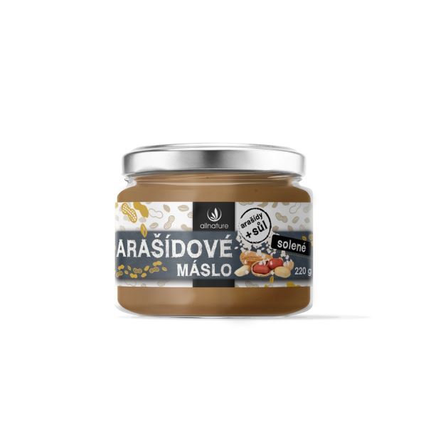 Zobrazit detail výrobku Allnature Arašídové máslo solené 220 g Zobrazit detail výrobku Allnature Arašídové máslo solené 220 g