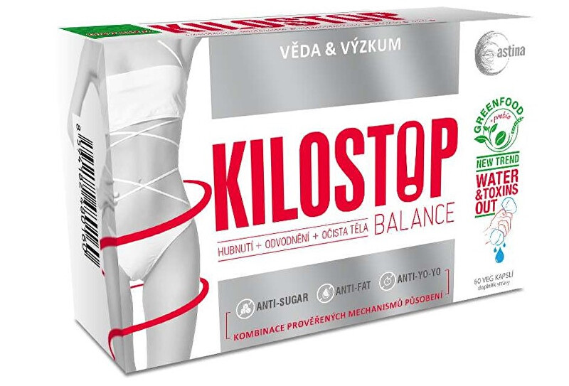 Zobrazit detail výrobku Astina Kilostop 60 kapslí Zobrazit detail výrobku Astina Kilostop 60 kapslí
