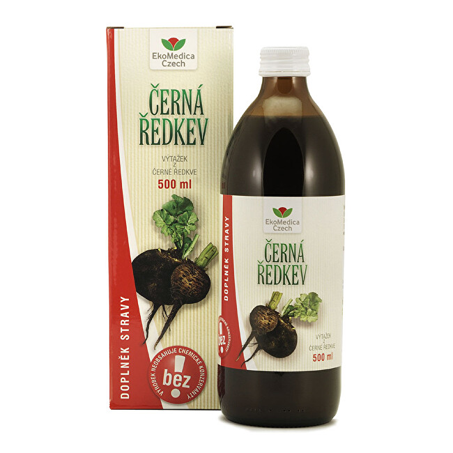 Zobrazit detail výrobku EkoMedica Czech Černá ředkev 500 ml Zobrazit detail výrobku EkoMedica Czech Černá ředkev 500 ml