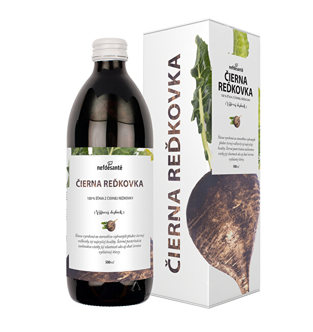 Nef de Santé Čierna reďkev - 100% pasterizované šťava z čiernej reďkovky 500 ml